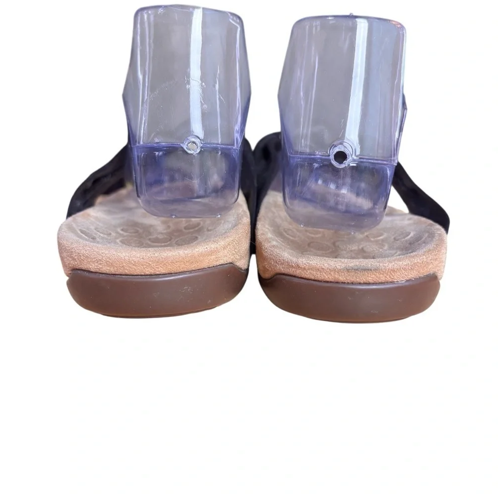 Vionic Rest Pippa Black Leather Thong Sandals – Women’s Sz 8 (EU 39)